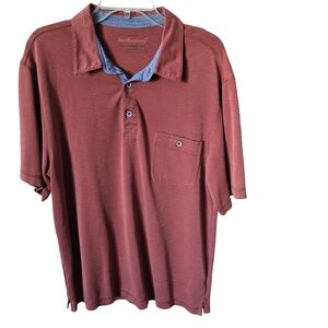 Weatherproof Men's Polo Shirt in Rust